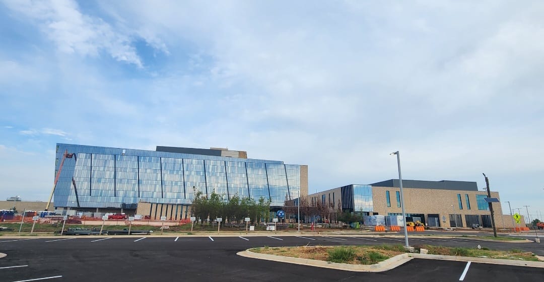 Norman Regional Hospital glass facade